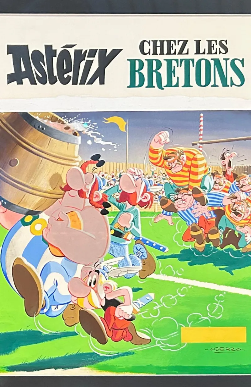 Vente exceptionnelle à Liège : couverture historique d'Astérix mise aux enchères