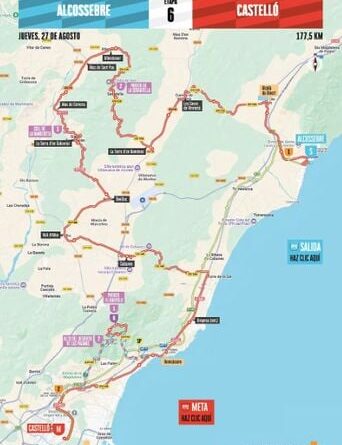 Vuelta 2026 : Détails sur la 6e étape du Tour d’Espagne