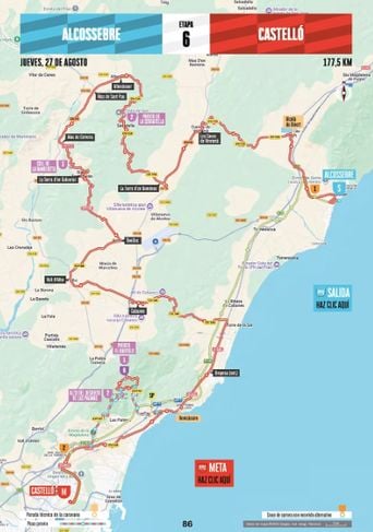 Vuelta 2026 : Détails sur la 6e étape du Tour d’Espagne