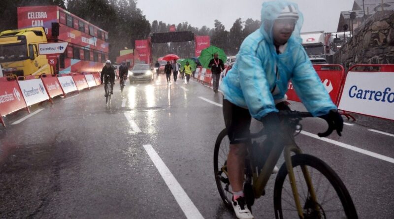 Vuelta : La 3e étape annulée en raison d’un déluge de grêle