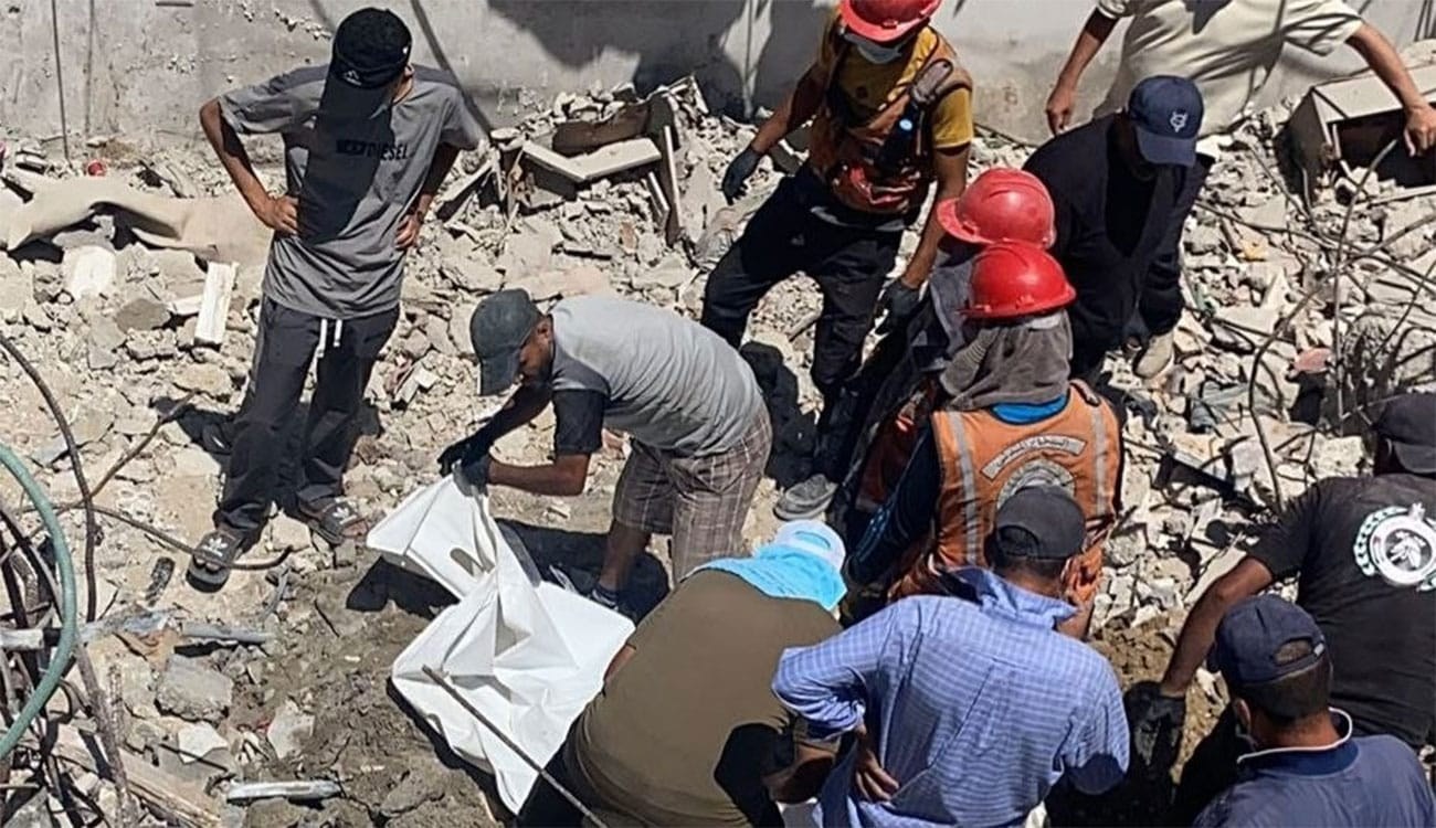 Agression génocidaire sioniste : 55 dépouilles retrouvées à Gaza