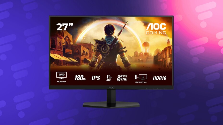 Amazon propose un écran PC gamer 27″ QHD 180 Hz à moins de 130 €