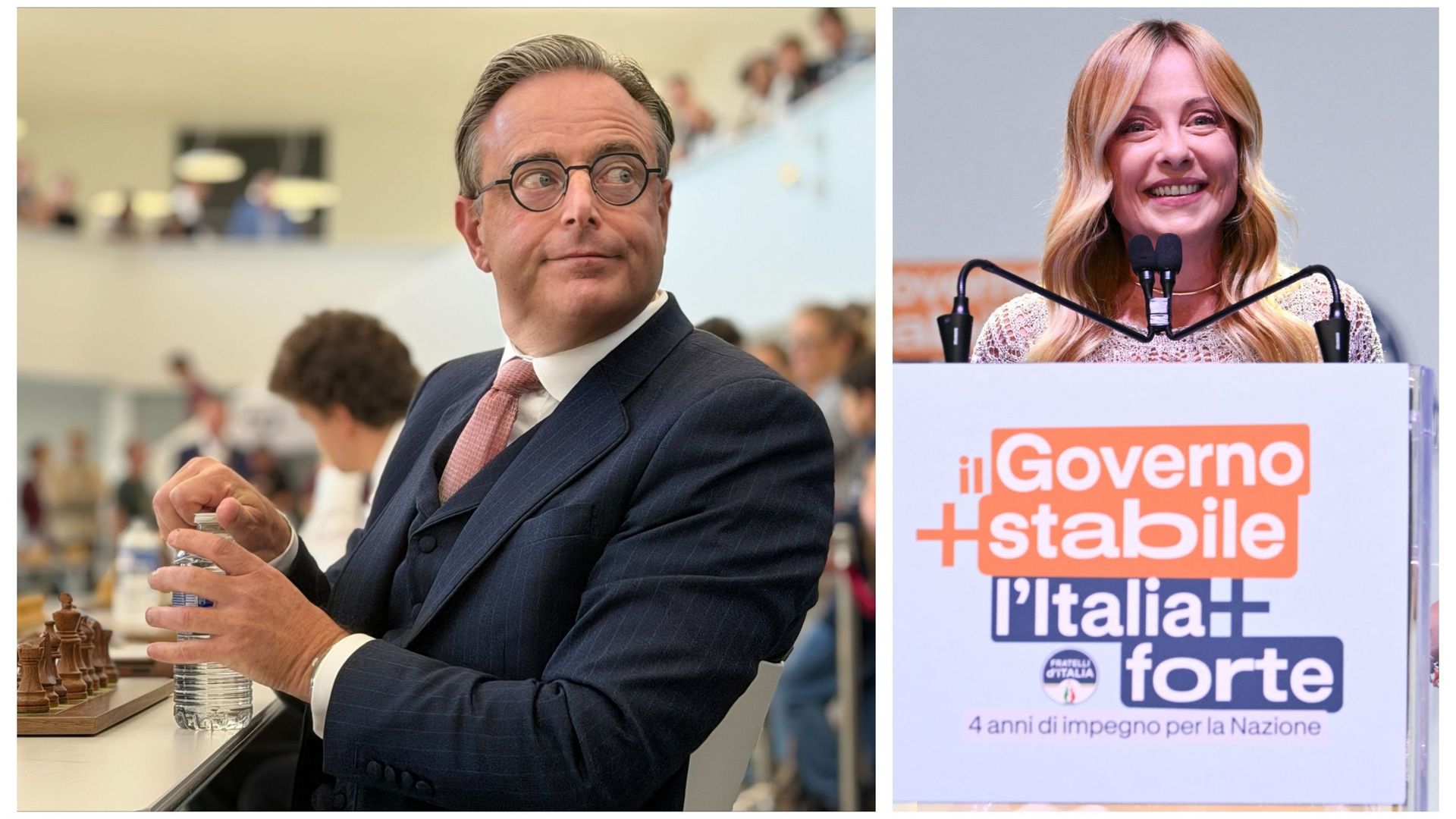 Asile et migration en Europe : De Wever et Meloni appellent à renforcer la frontière sud de l'UE