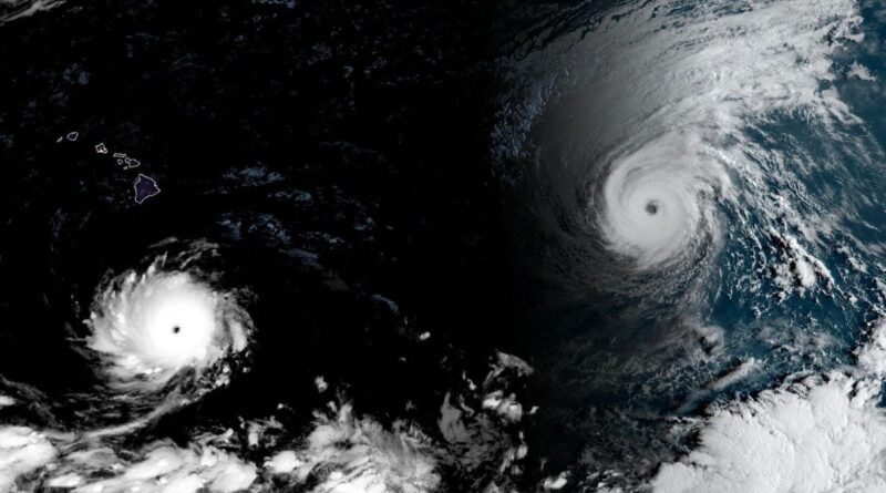 El Niño génère des ouragans puissants et une tempête tropicale dans le Pacifique.