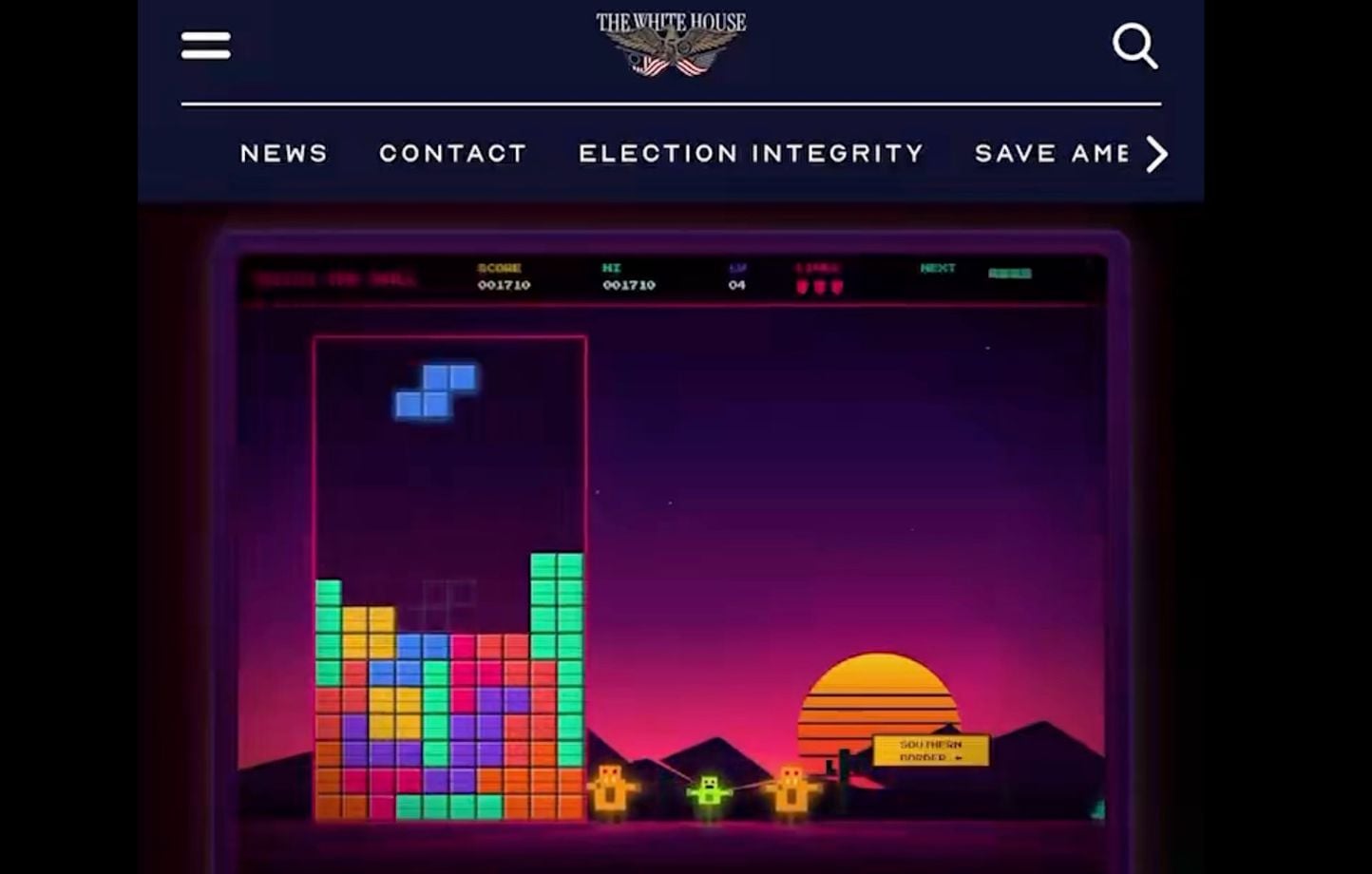 Etats-Unis : L’éditeur de Tetris s'oppose à un jeu polémique de Trump