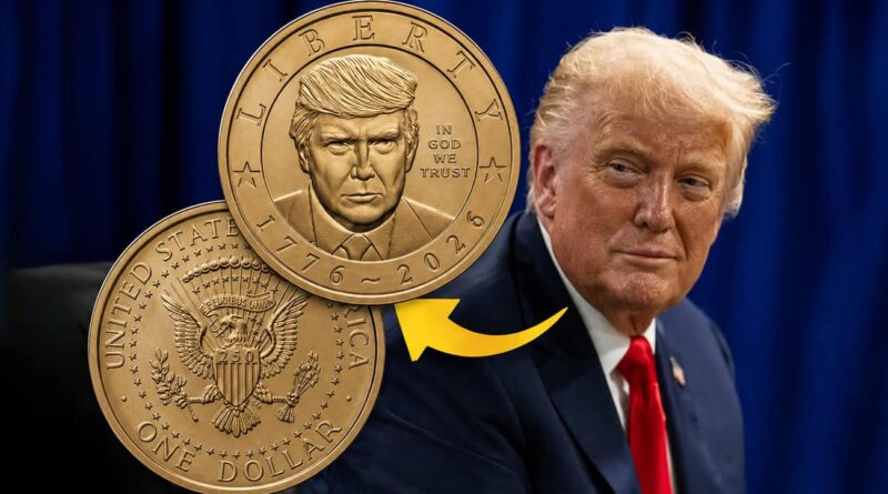 États-Unis : mise en circulation d'une pièce d'un dollar à l'effigie de Donald Trump
