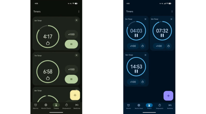 Google Horloge : deux changements pour des minuteurs plus pratiques