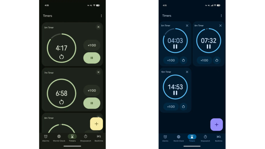 Google Horloge : deux changements pour des minuteurs plus pratiques