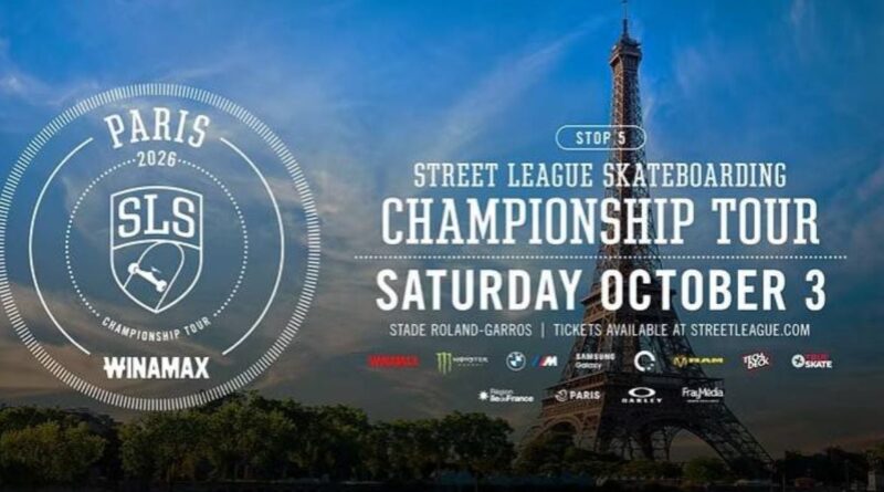 Jeu concours : Gagnez 2 places catégorie 1 pour la Street League Skateboarding Paris 2026
