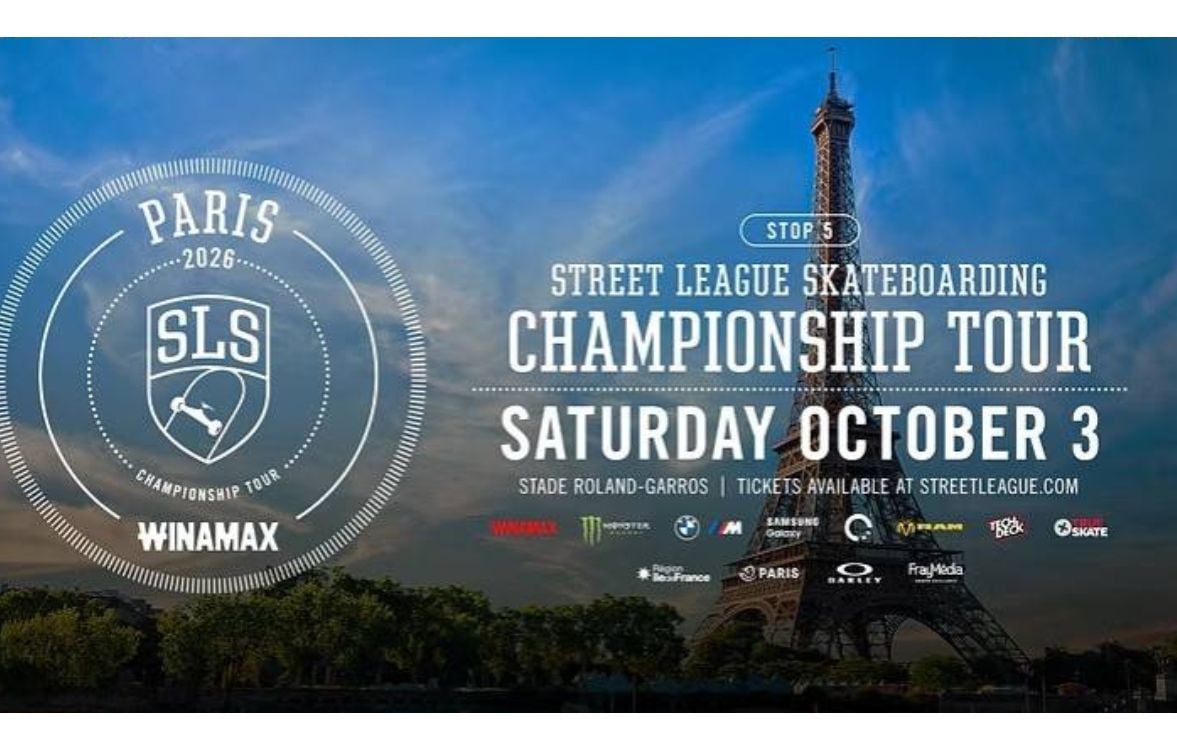 Jeu concours : Gagnez 2 places catégorie 1 pour la Street League Skateboarding Paris 2026
