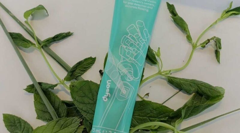 La brosse à dents Dyson est moins efficace avec un dentifrice classique.