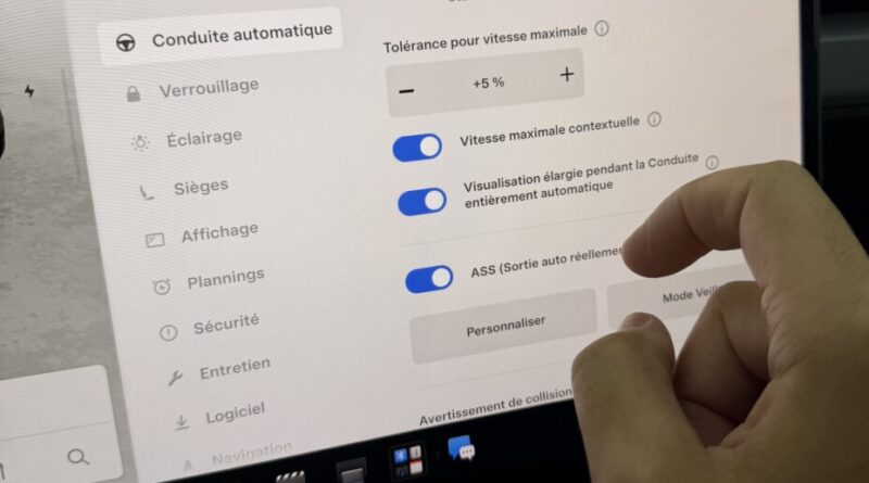 La France accepte le FSD de Tesla malgré le refus de juillet avec deux voitures d'Elon Musk.