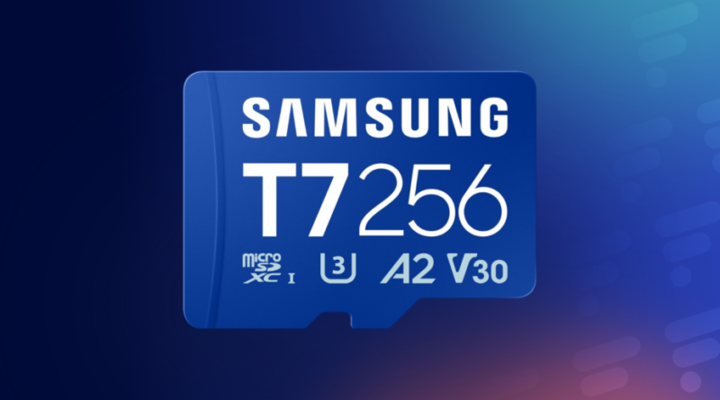 La microSD Samsung T7 256 Go pour l'enregistrement 4K à moins de 50 € sur Amazon