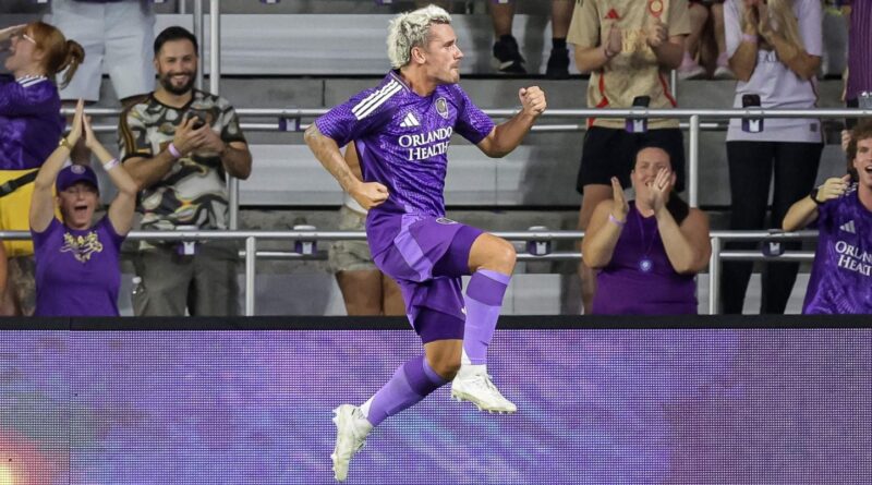 MLS : Antoine Griezmann lutte contre l'humidité floridienne et marque avec Orlando