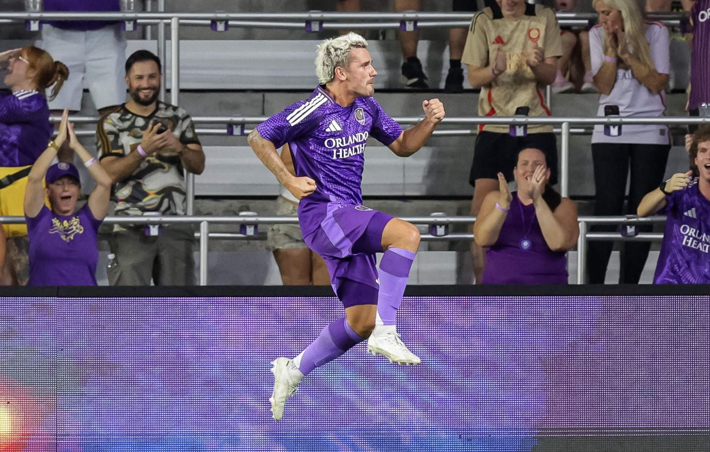 MLS : Antoine Griezmann lutte contre l'humidité floridienne et marque avec Orlando