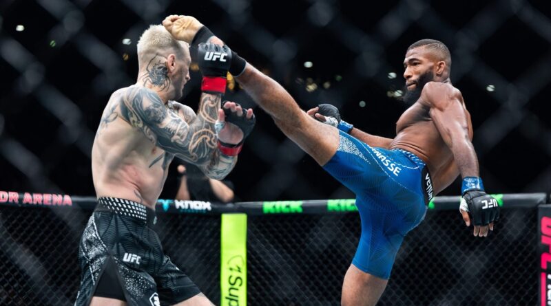 MMA : Salahdine Parnasse remporte son premier combat à l’UFC par K.-O.