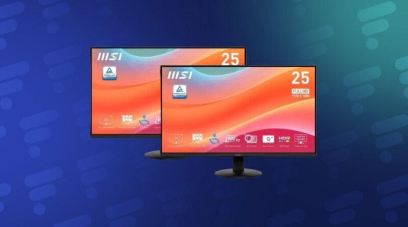 Monter un poste à deux écrans pour moins de 130 euros avec ce lot MSI