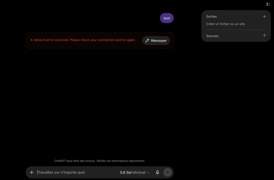 OpenAI confirme la panne de ChatGPT : « erreurs et latence en augmentation »