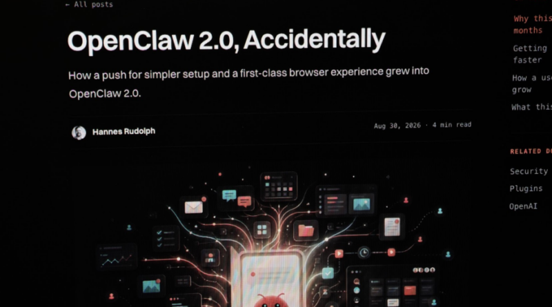 OpenClaw 2.0 : la plus importante mise à jour accidentelle