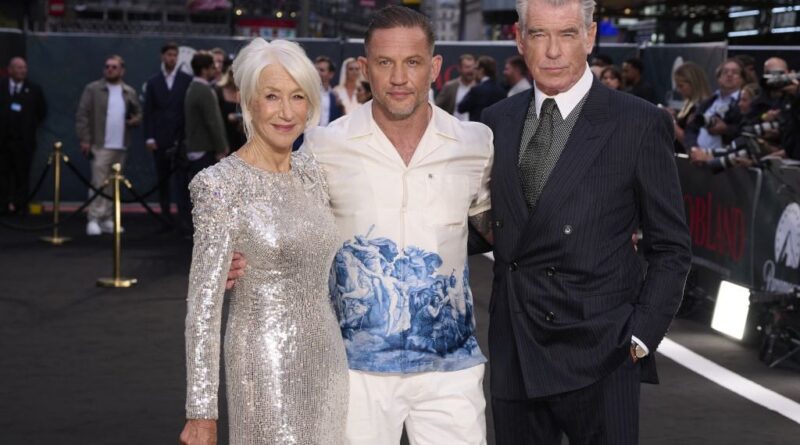 Pierce Brosnan et Helen Mirren défendent Tom Hardy sur le plateau de MobLand