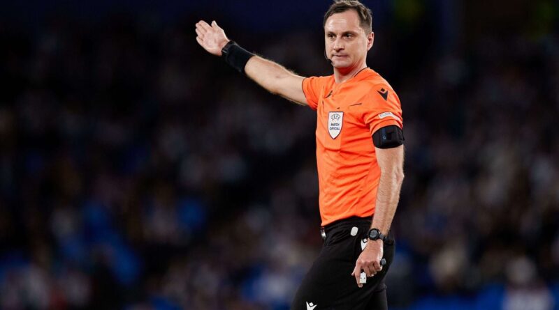 PSG-Slovan Bratislava : Mykola Balakin, l'arbitre ukrainien du 1er match de Ligue des champions.