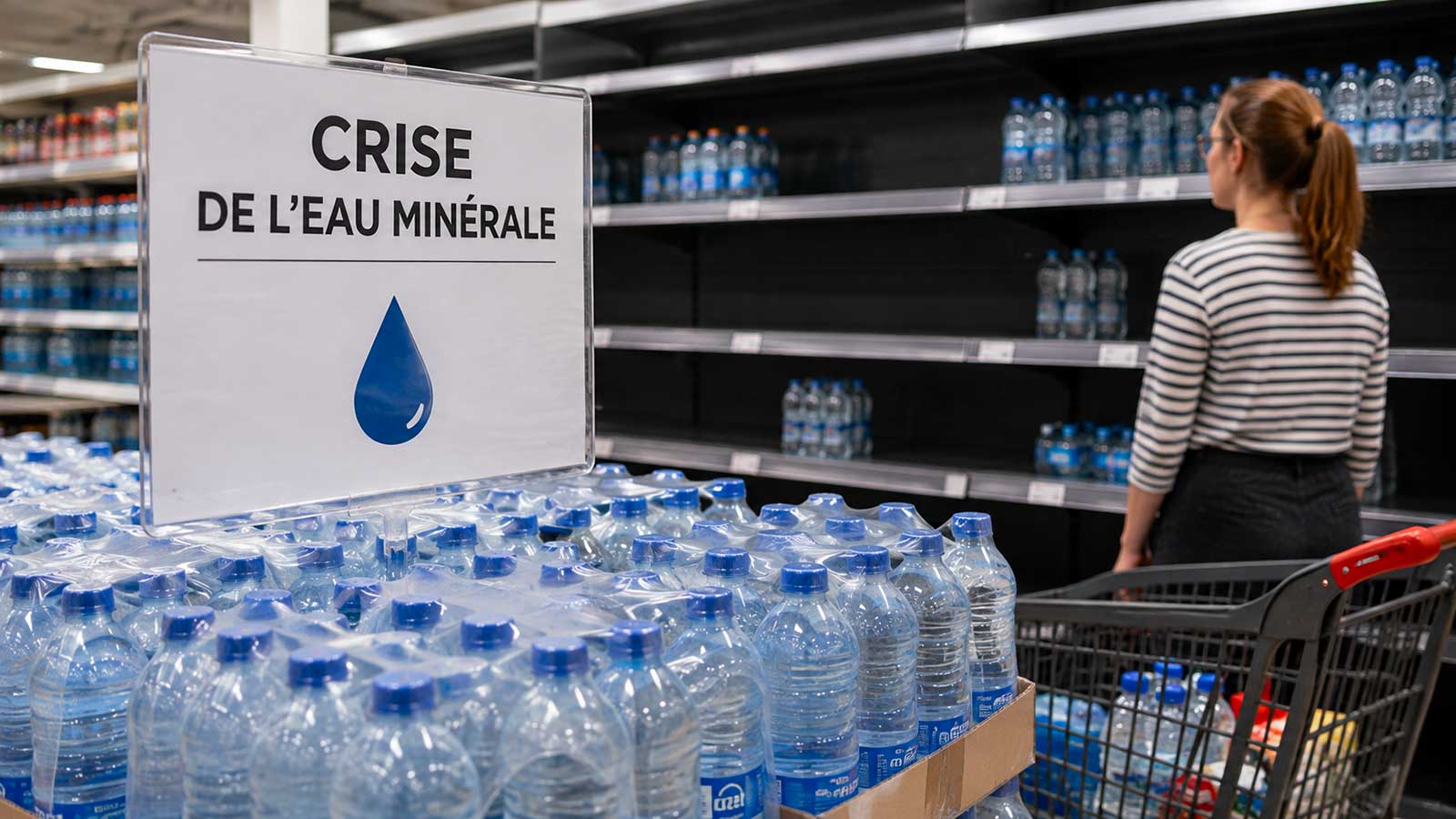 Tempête sur l'eau minérale : 700 000 litres saisis, tensions sur les prix