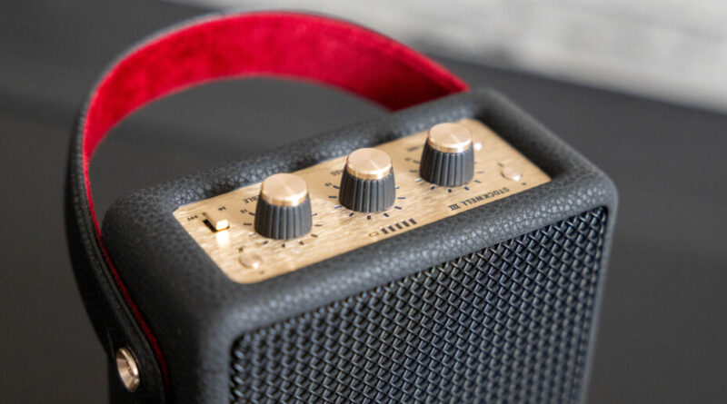 Test de la Marshall Stockwell III : une enceinte nomade puissante et esthétique