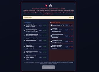 Test du jeu vidéo « La Bataille du budget » : un échec pour nous