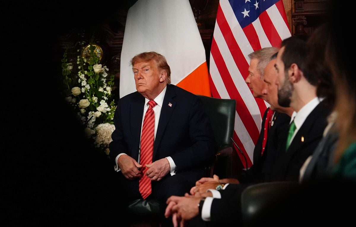Trump plaide pour une Irlande unifiée, surprenant son entourage