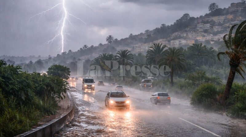 Tunisie : pluies, grêle et vents forts prévus ce soir dans certaines régions