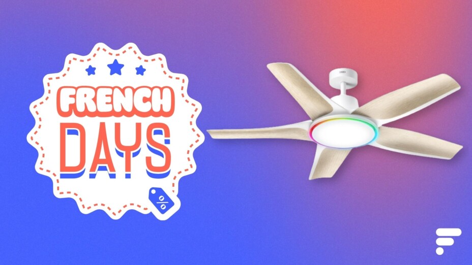 Un ventilateur de plafond connecté à moins de 200 € pendant les French Days.