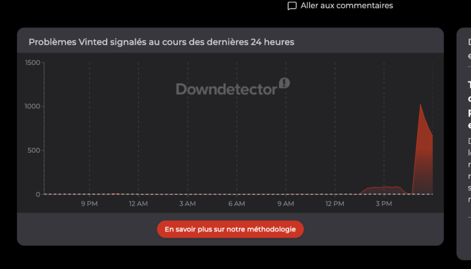 Vinted en panne ce mardi : appli et site « temporairement indisponible »
