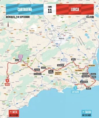 Vuelta 2026 : Détails sur la 11e étape du Tour d’Espagne