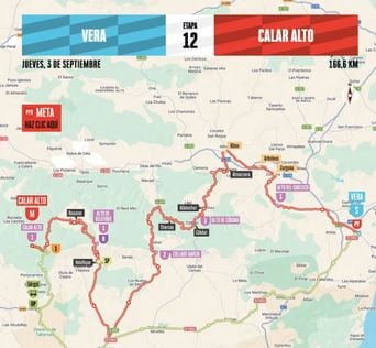 Vuelta 2026 : Détails sur la 12e étape du Tour d’Espagne