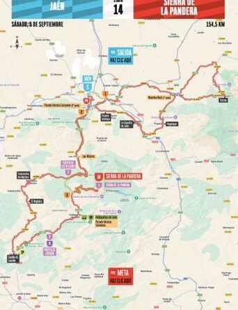 Vuelta 2026 : Détails sur la 14e étape du Tour d’Espagne
