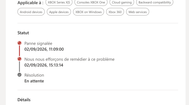 Xbox : la panne majeure est enfin résolue