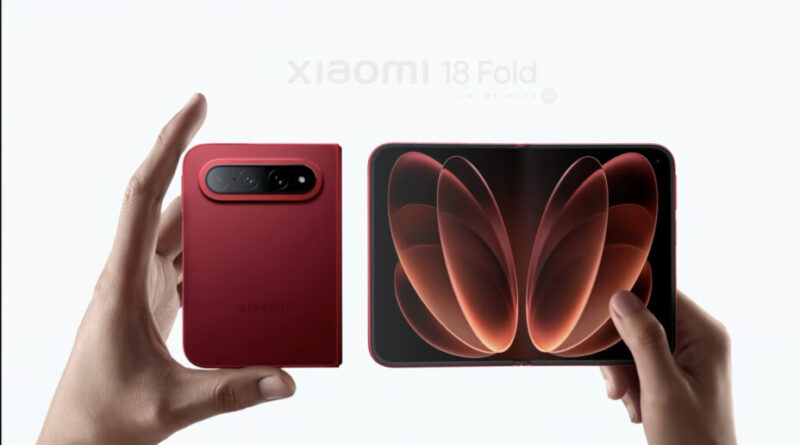 Xiaomi présente le 18 Fold, concurrent du Galaxy Z Fold 8 et de l’iPhone pliant