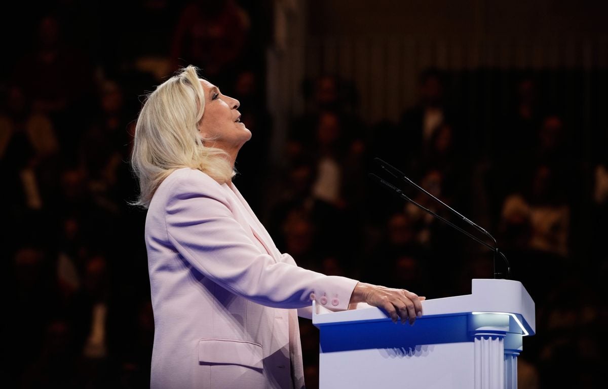 À Orléans, Marine Le Pen lance la campagne présidentielle du RN sur le thème de la France apaisée dans une ville barricadée