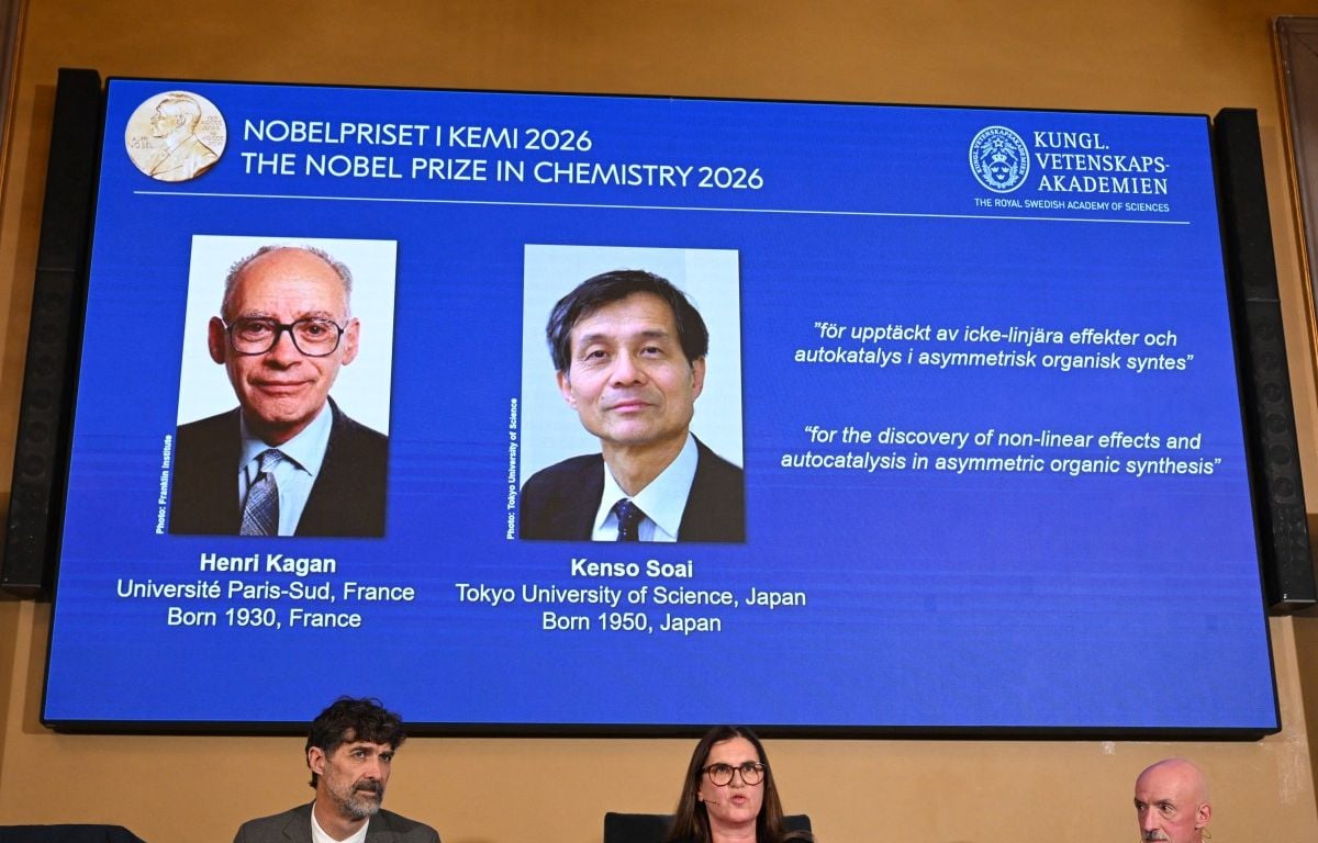 Le prix Nobel de chimie décerné à Henri Kagan et Kenso Soai