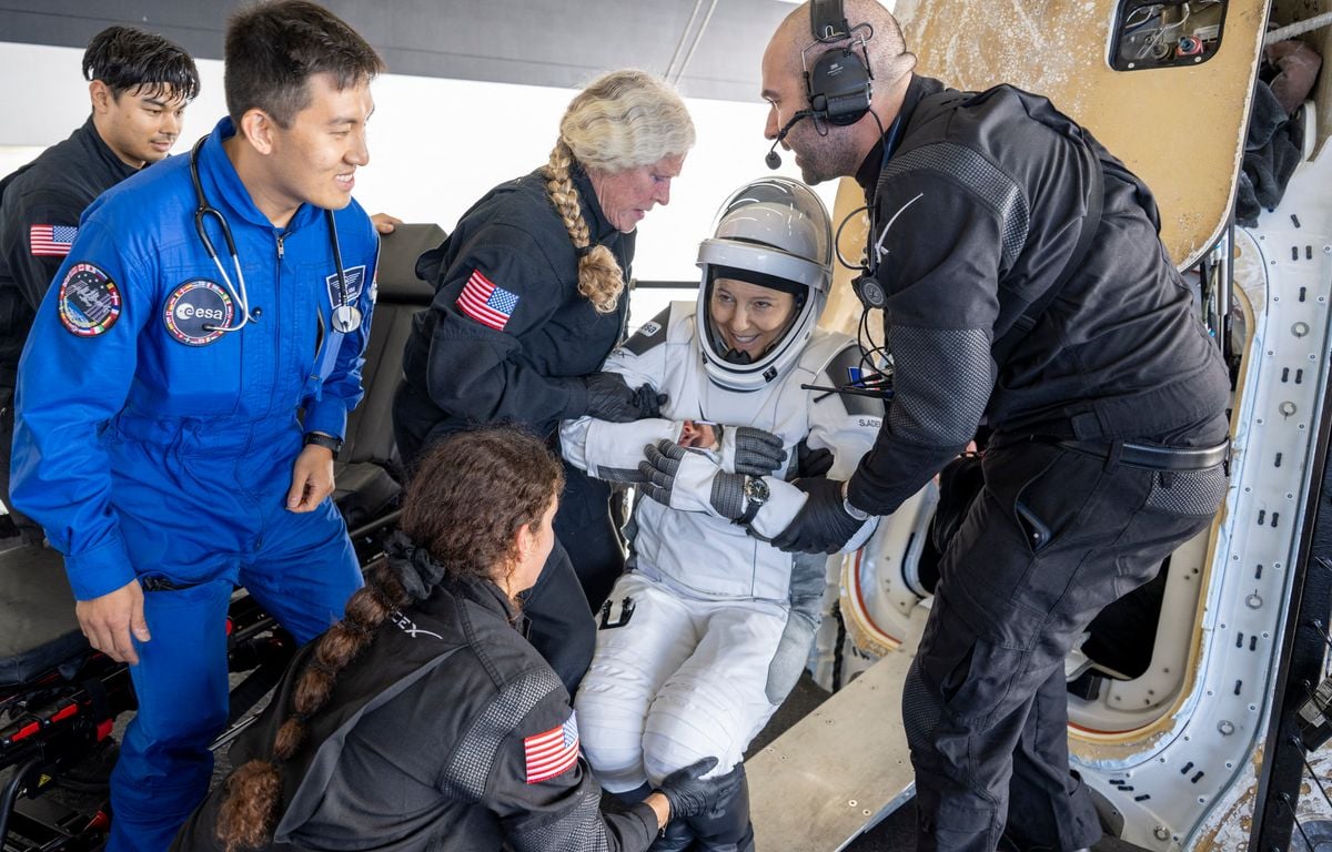 Sophie Adenot de retour sur Terre entame une longue réadaptation